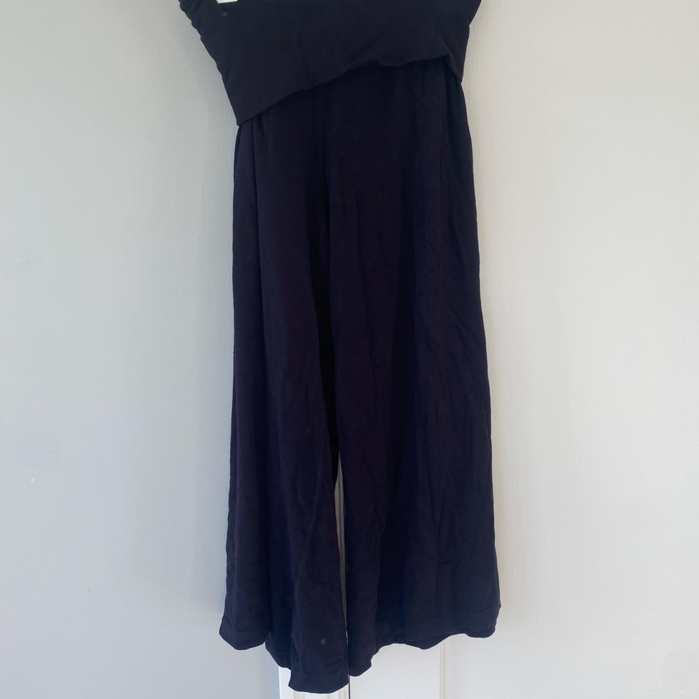 Free people black capri pants XS
